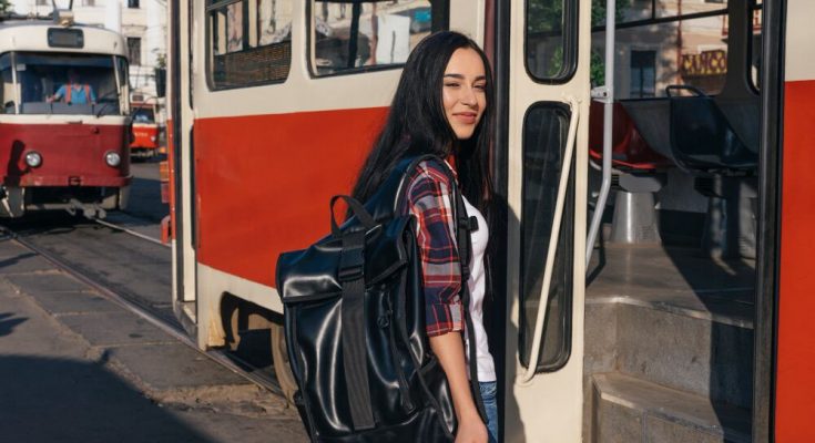 taking bus